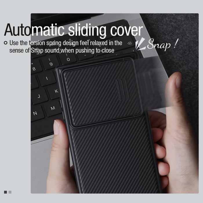 Nillkin - NILLKIN CamShield S Series Samsung Galaxy S23 Ultra Skal - Svart