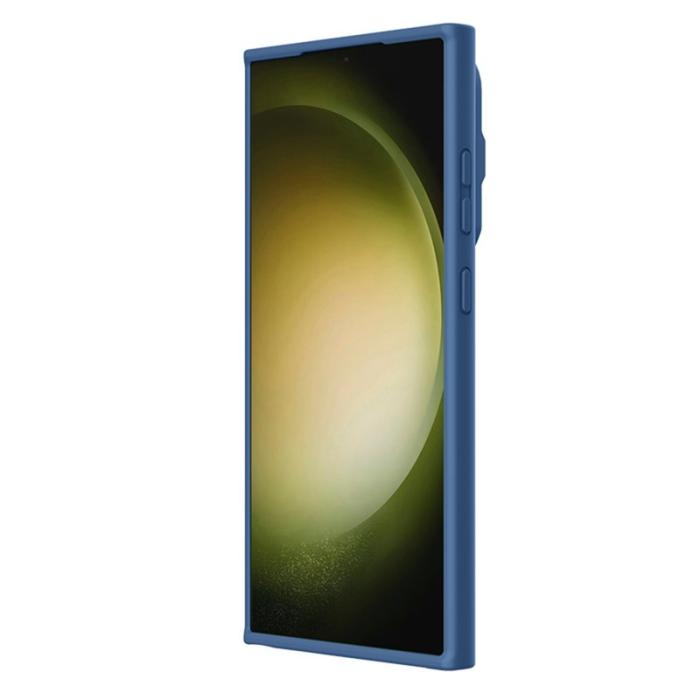 Nillkin - NILLKIN Camshield Silky Prop Samsung Galaxy S24 Ultra Skal Midnight Blue