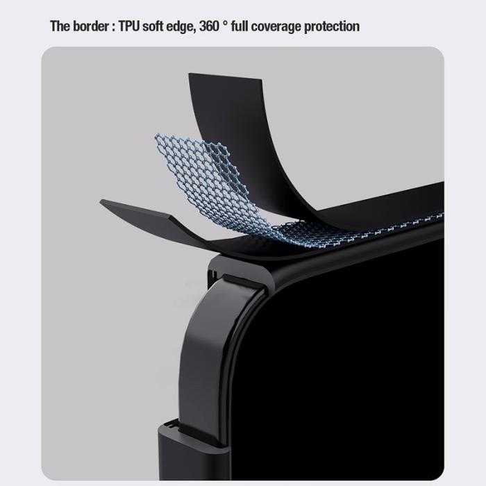 Nillkin - NILLKIN Carboprof Fodral för iPhone 15 Pro, TPU + Aramid, Svart