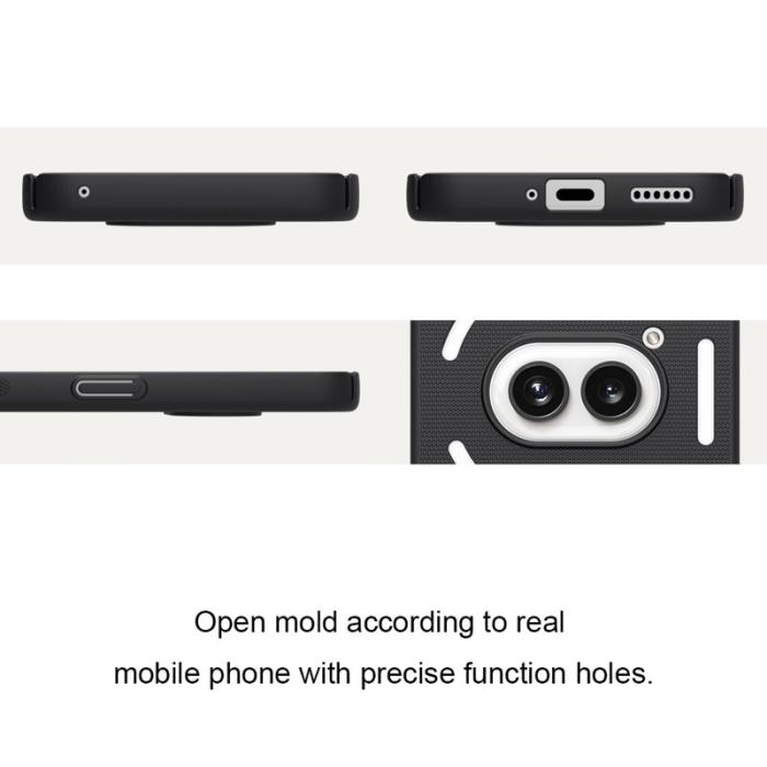 Nillkin - NILLKIN Frosted Shield Fodral för Nothing Phone (2a) - Svart
