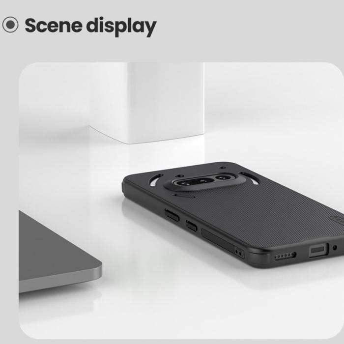 Nillkin - NILLKIN Frosted Shield Pro Fodral för Nothing Phone (3a) Svart