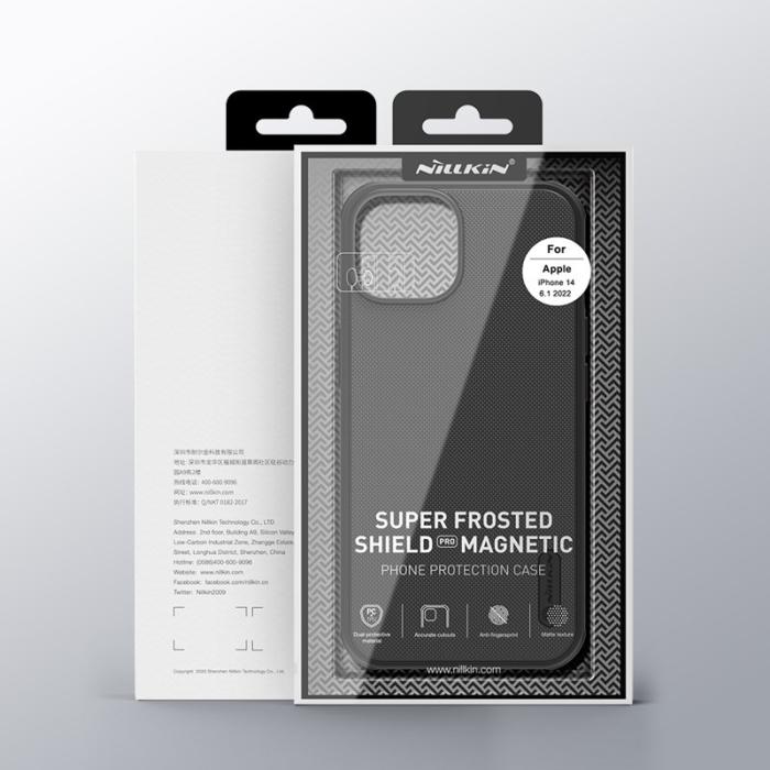 Nillkin - NILLKIN Frosted Shield Pro iPhone 15 Skal MagSafe Grön