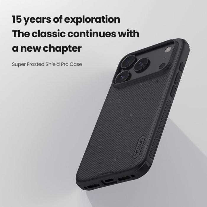 Nillkin - NILLKIN Frosted Shield Pro iPhone 17 Pro Max Skal Guld