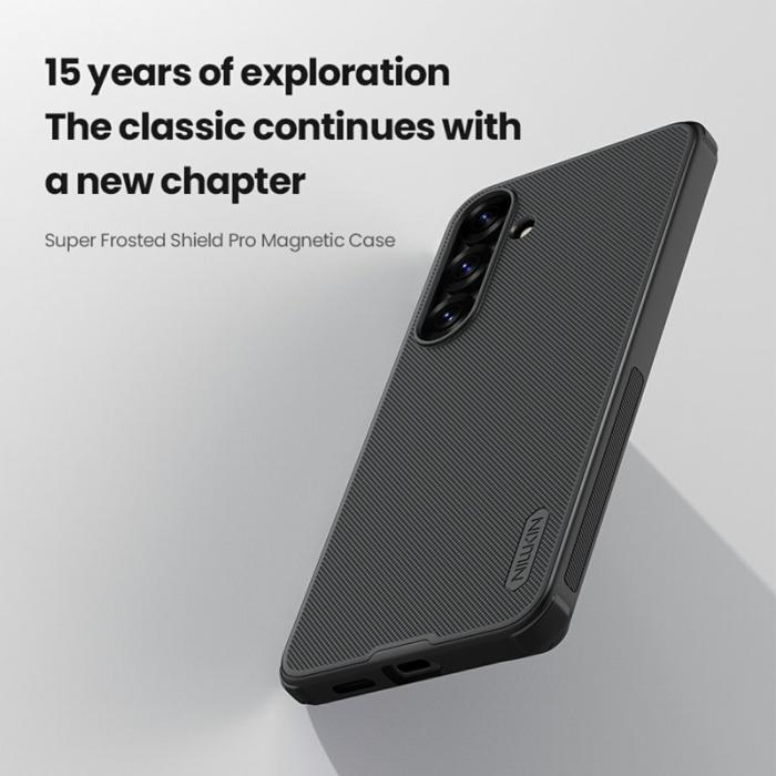 Nillkin - NILLKIN Frosted Shield Pro Samsung Galaxy S25+ Skal Grön