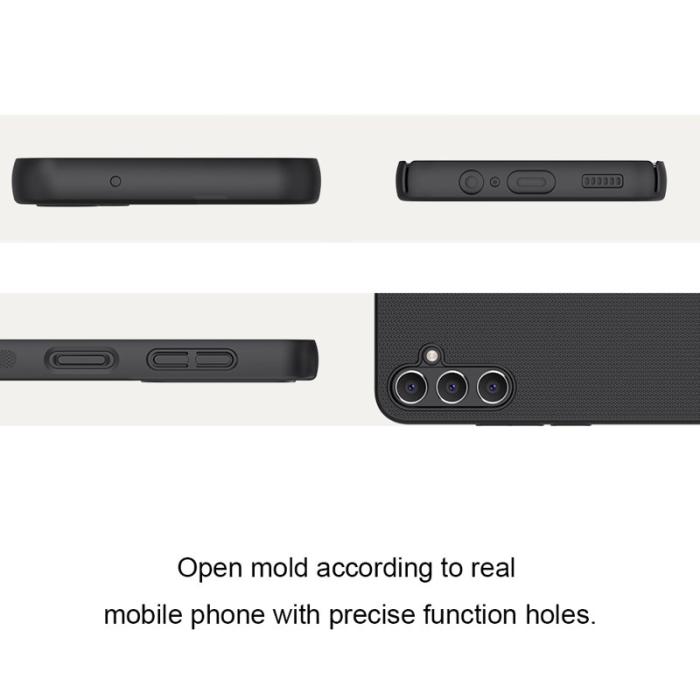 Nillkin - NILLKIN Frosted Shield Skal för Samsung Galaxy A14 5G - Svart