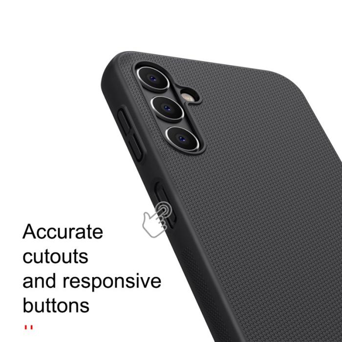 Nillkin - NILLKIN Frosted Shield Skal för Samsung Galaxy A14 5G - Svart