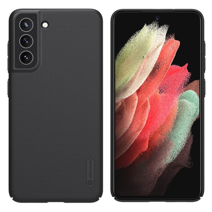 Nillkin - NILLKIN Frosted Shield Skal för Samsung Galaxy S21 FE - Svart