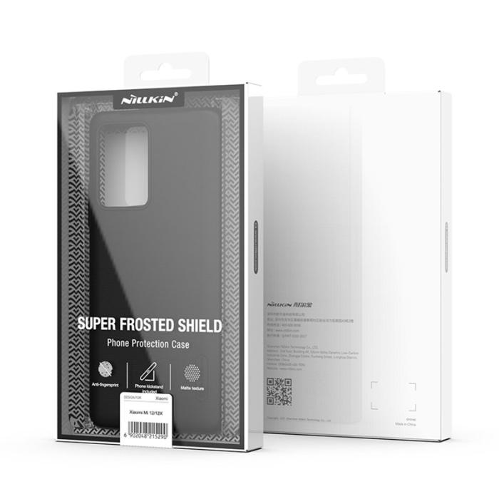 Nillkin - NILLKIN Frosted Shield Skal för Xiaomi 12 5G - Svart