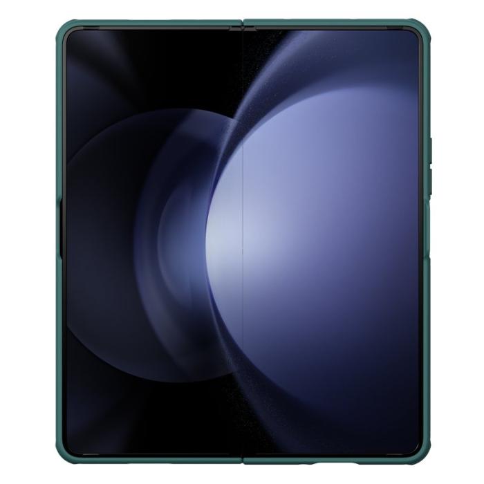 Nillkin - NILLKIN Galaxy Z Fold5 5G Fodral PU Läder Grön
