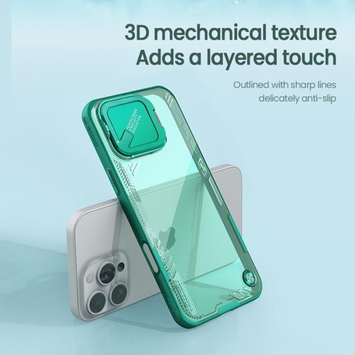 Nillkin - NILLKIN Iceblade CamProp iPhone 16 Pro Max Skal Svart