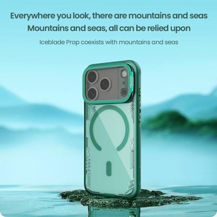 Nillkin - NILLKIN Iceblade CamProp iPhone 17 Pro Skal Grön