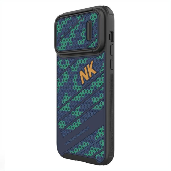 Nillkin - NILLKIN iPhone 13 Pro Max Skal Honeycomb Textur Svart