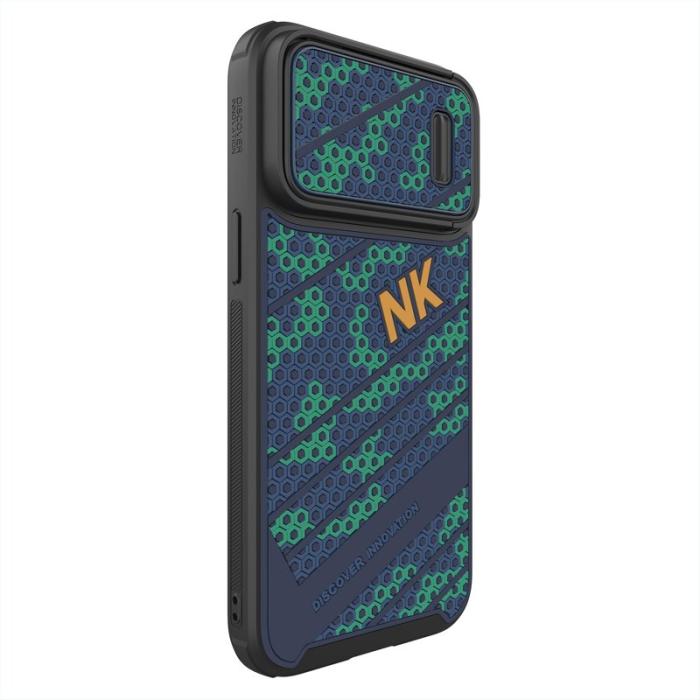 Nillkin - NILLKIN iPhone 13 Pro Max Skal Honeycomb Textur Svart