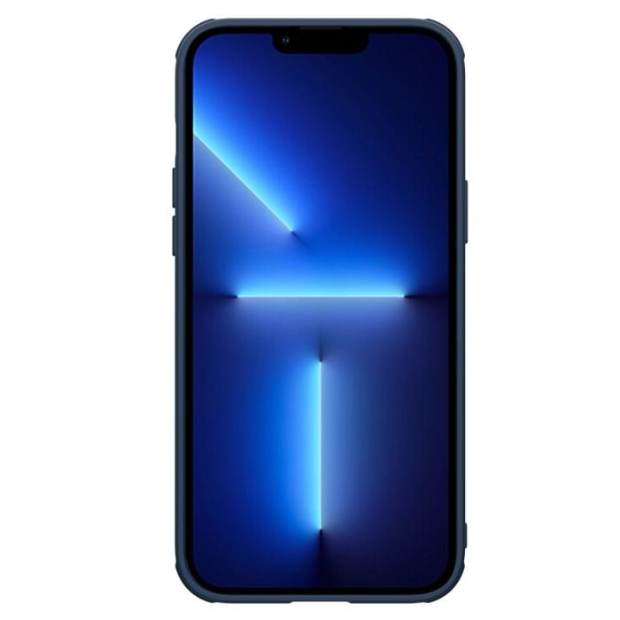 Nillkin - NILLKIN iPhone 13 Pro Max Skal Nylon Fiber Textur Blå