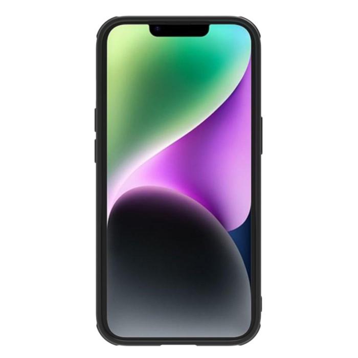 Nillkin - NILLKIN iPhone 14 Fodral Sliding Camera Cover Honeycomb Svart