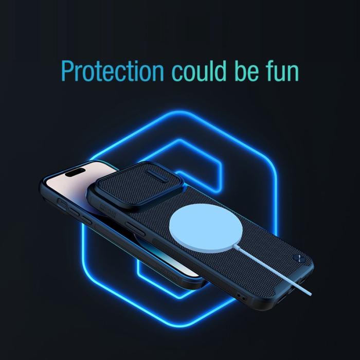 Nillkin - NILLKIN iPhone 14 Pro Max Skal med Kameraskydd - Svart