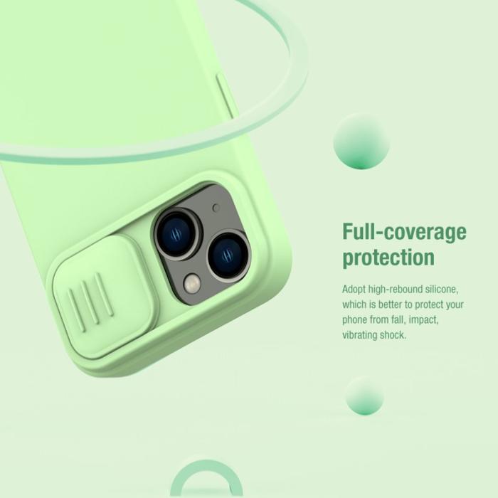 Nillkin - NILLKIN iPhone 15 Plus Skal i PC och Silikon - Svart