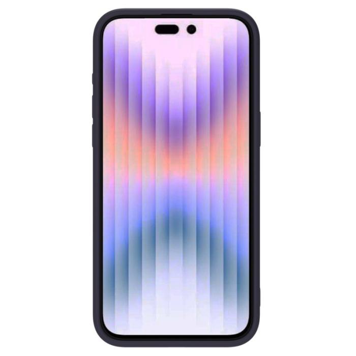 Nillkin - NILLKIN iPhone 15 Pro Skal Anti-scratch Mörklila