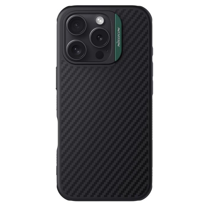 OEM - NILLKIN iPhone 16 Pro Skal Magnetiskt TPU + PC Grön