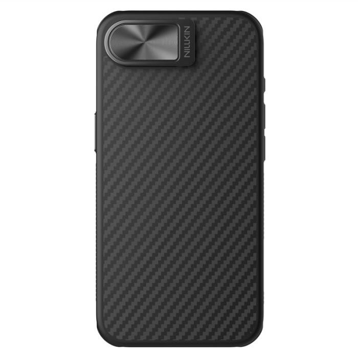 OEM - NILLKIN iPhone 16e Skal MagSafe TPU + Aramid Fiber Svart