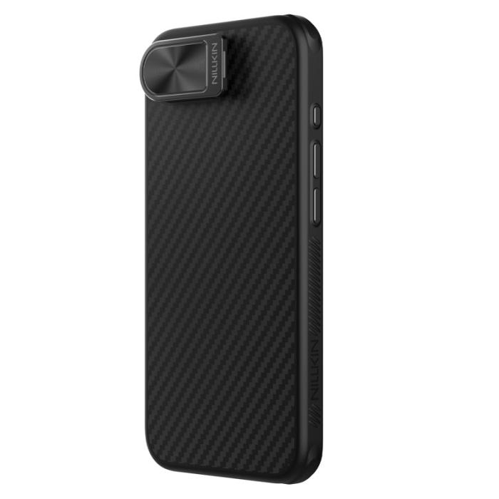 OEM - NILLKIN iPhone 16e Skal MagSafe TPU + Aramid Fiber Svart