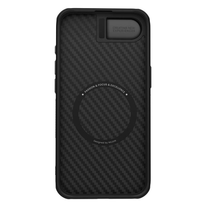 OEM - NILLKIN iPhone 16e Skal MagSafe TPU + Aramid Fiber Svart