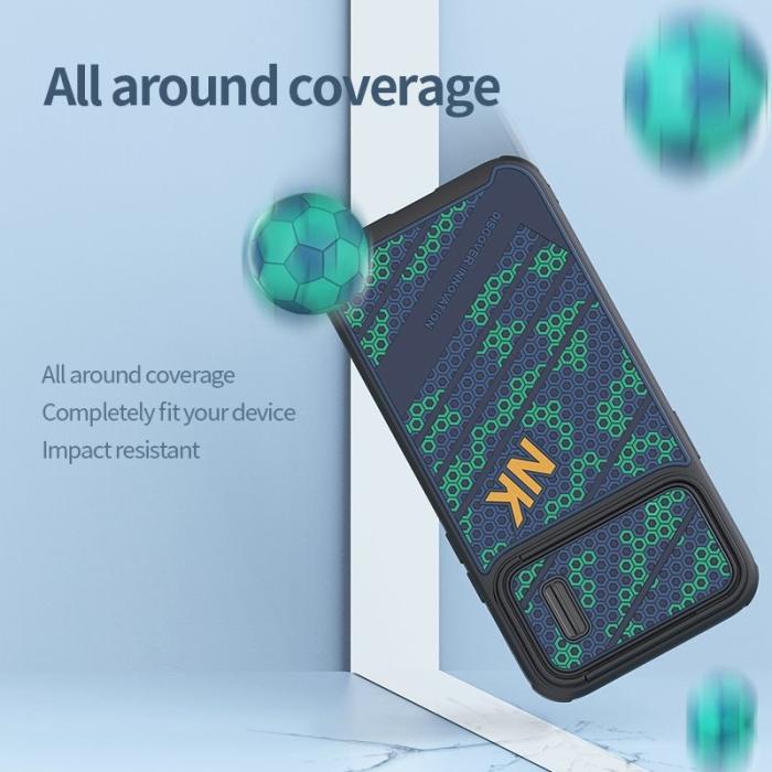 Nillkin - NILLKIN Magnetic Case iPhone 14 Pro Skal Honeycomb Textur Svart