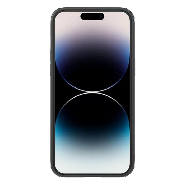 Nillkin - NILLKIN Magnetic Case iPhone 14 Pro Skal Honeycomb Textur Svart