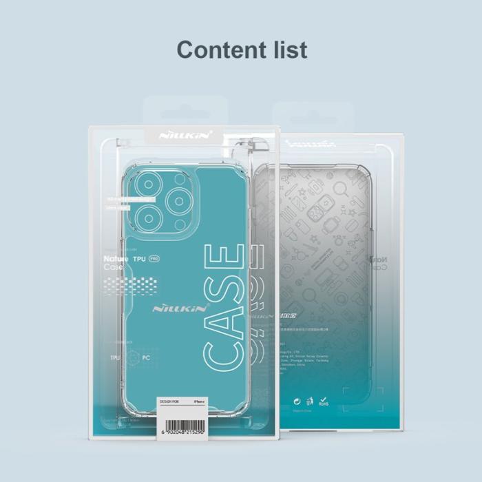 Nillkin - NILLKIN Nature Pro Series iPhone 15 Pro Max Skal Blå