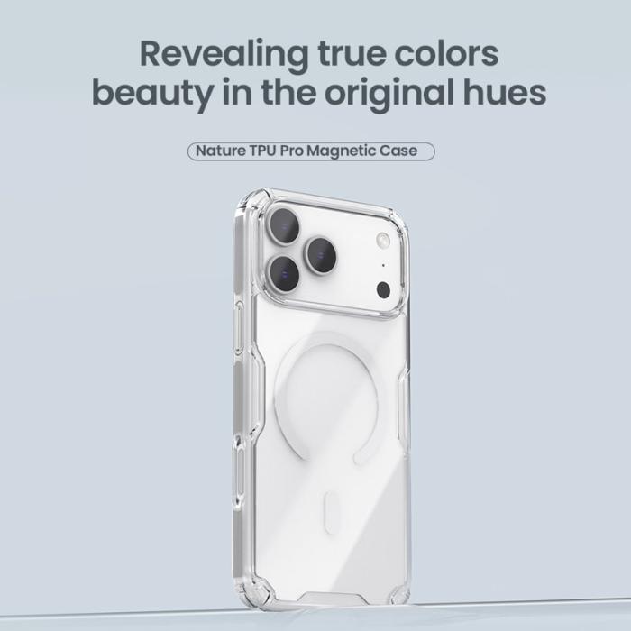 Nillkin - NILLKIN Nature Pro Series iPhone 17 Pro Max Skal MagSafe Grå