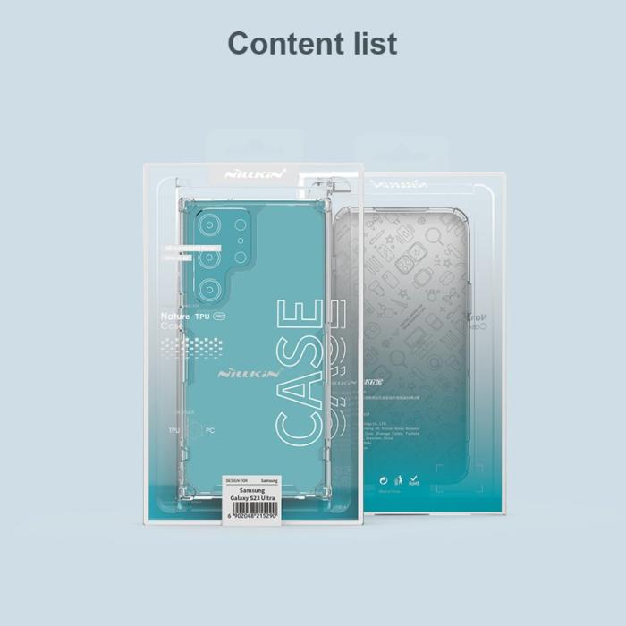 Nillkin - NILLKIN Nature Pro Series Skal för Samsung Galaxy S23 Ultra, Svart