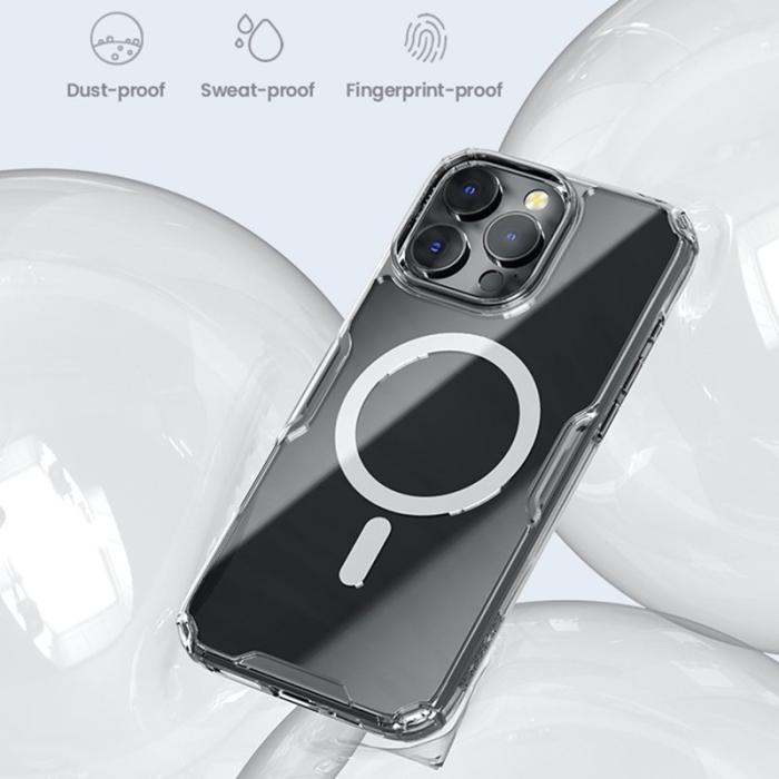 Nillkin - NILLKIN Pro Series iPhone 16 Pro Max Skal MagSafe Transparent