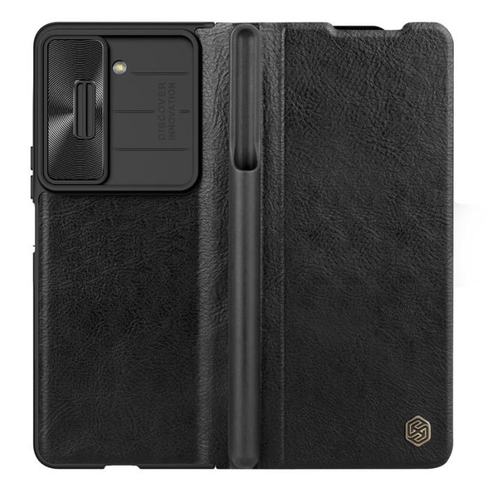 Nillkin - NILLKIN Qin Pro Series Fodral för Samsung Galaxy Z Fold5 - Svart