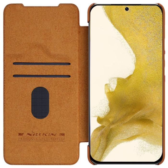 Nillkin - NILLKIN Qin Pro Series Samsung Galaxy S23+ Fodral Brun