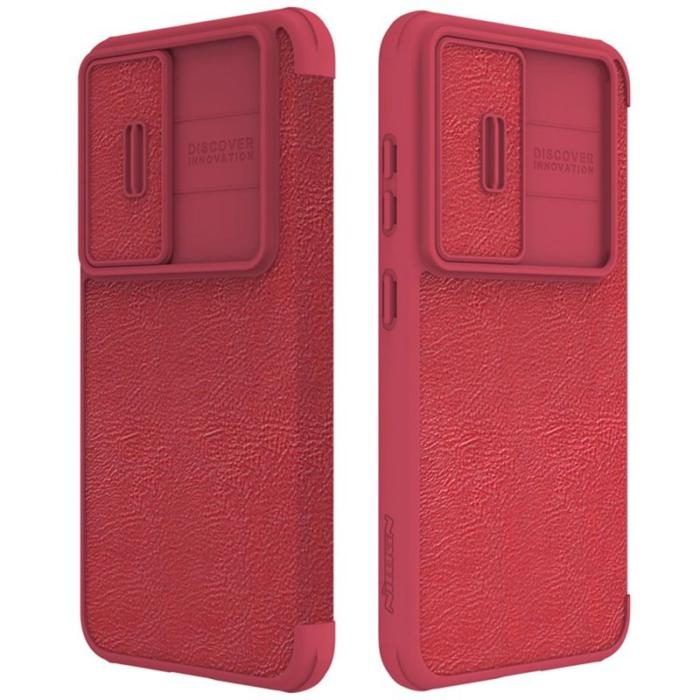 Nillkin - NILLKIN Qin Pro Series Samsung Galaxy S23+ Fodral Röd