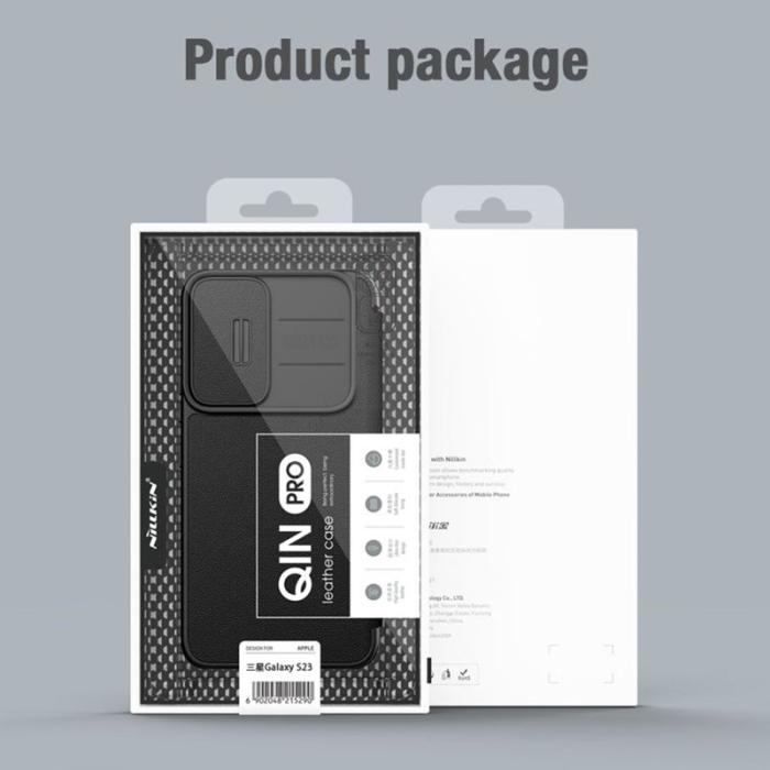 Nillkin - NILLKIN Qin Pro Series Samsung Galaxy S23+ Skal Grå