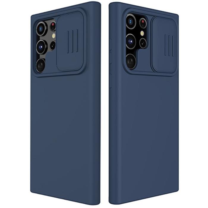 Nillkin - NILLKIN Samsung Galaxy S22 Ultra Skal Blå - Anti-rep och Anti-fall