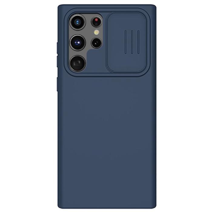 Nillkin - NILLKIN Samsung Galaxy S22 Ultra Skal Blå - Anti-rep och Anti-fall