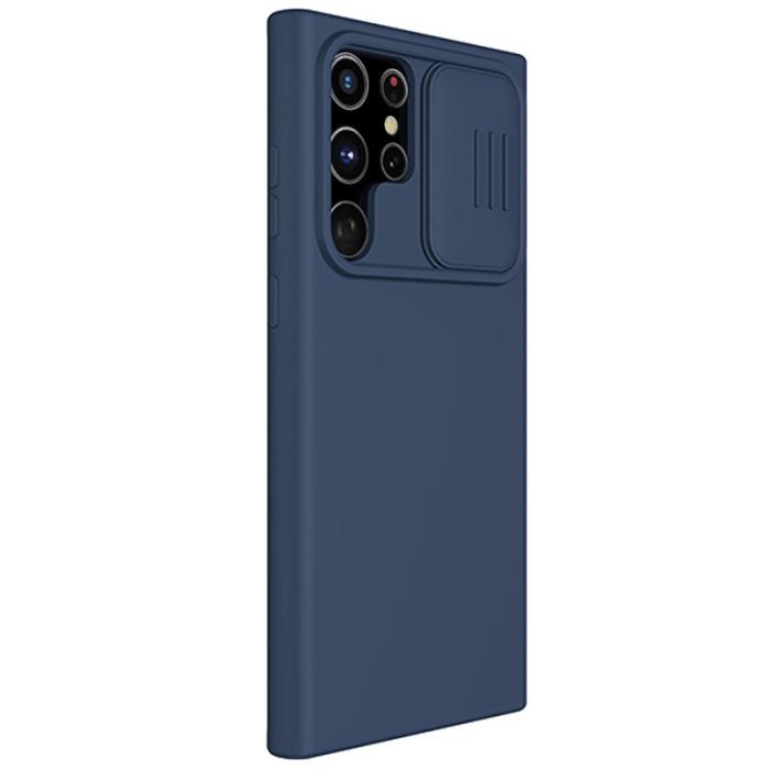 Nillkin - NILLKIN Samsung Galaxy S22 Ultra Skal Blå - Anti-rep och Anti-fall