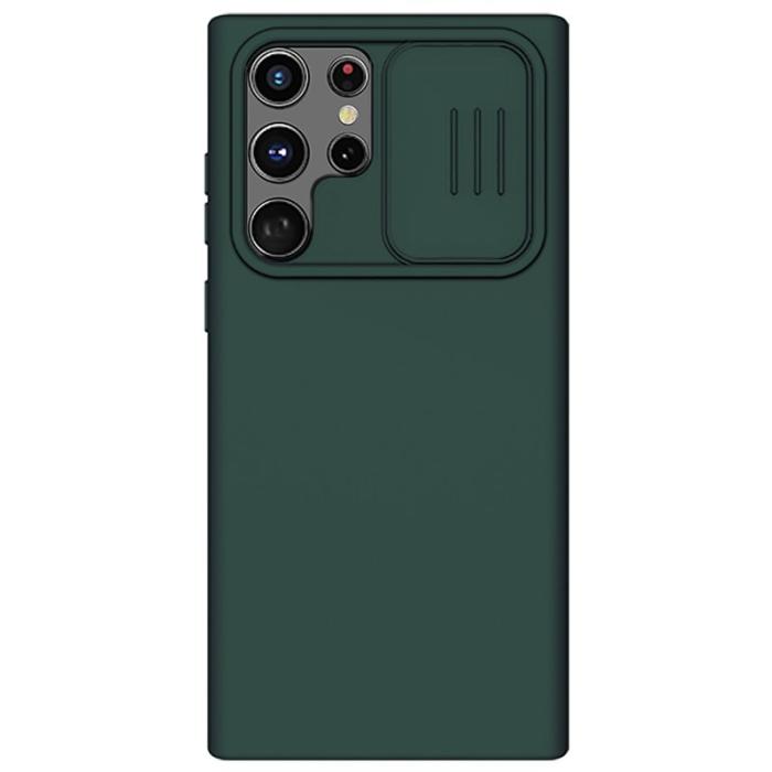 Nillkin - NILLKIN Samsung Galaxy S22 Ultra Skal Grön Anti-scratch