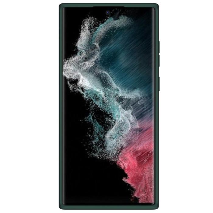 Nillkin - NILLKIN Samsung Galaxy S22 Ultra Skal Grön Anti-scratch