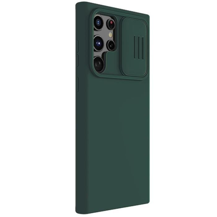 Nillkin - NILLKIN Samsung Galaxy S22 Ultra Skal Grön Anti-scratch