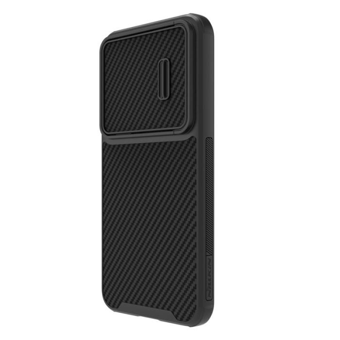 Nillkin - NILLKIN Samsung Galaxy S23+ Skal Carbon Fiber Svart