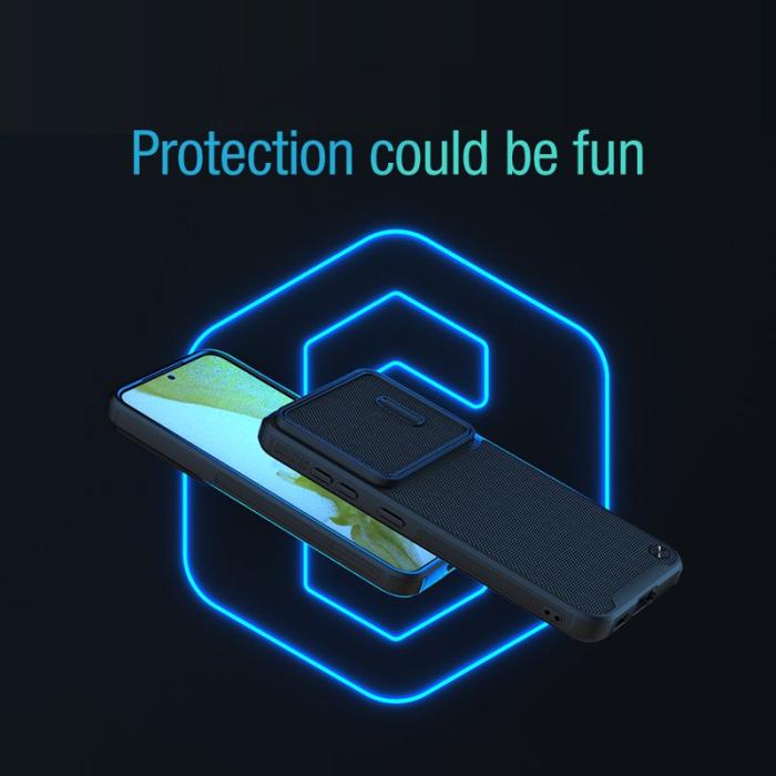 Nillkin - NILLKIN Samsung Galaxy S23+ Skal med Sliding Lens Skydd Svart