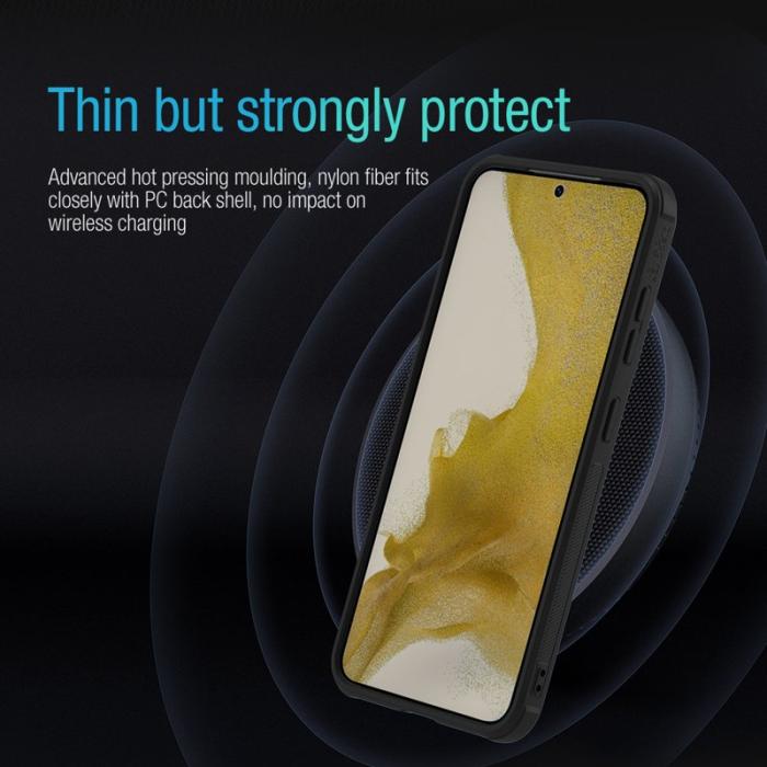 Nillkin - NILLKIN Samsung Galaxy S23+ Skal med Sliding Lens Skydd Svart