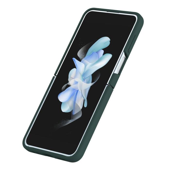 Nillkin - NILLKIN Samsung Galaxy Z Flip4 5G Skal Liquid Silicone Grön