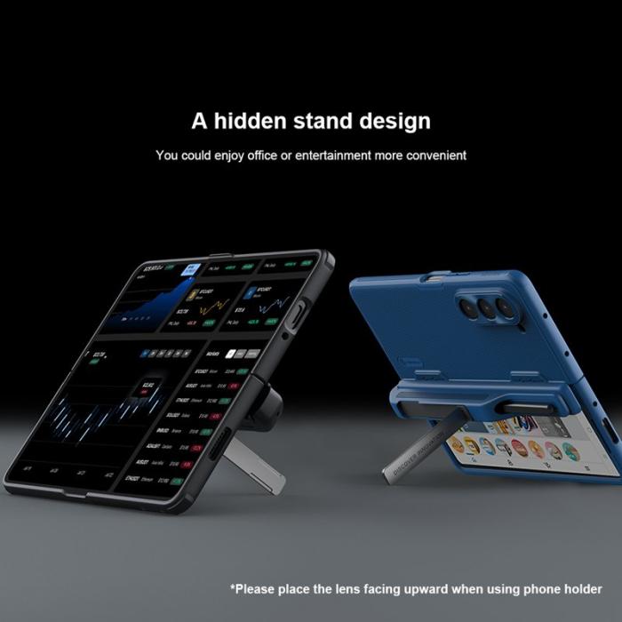 Nillkin - NILLKIN Super Frosted Shield Fold Samsung Galaxy Z Fold5 Fodral Grön