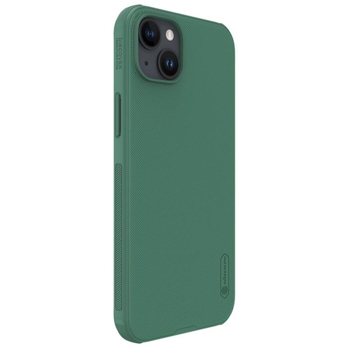 Nillkin - NILLKIN Super Frosted Shield Pro iPhone 15 Plus Fodral Grön