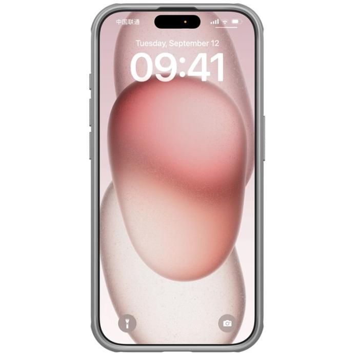 Nillkin - NILLKIN Super Frosted Shield Pro iPhone 15 Pro Skal Grå