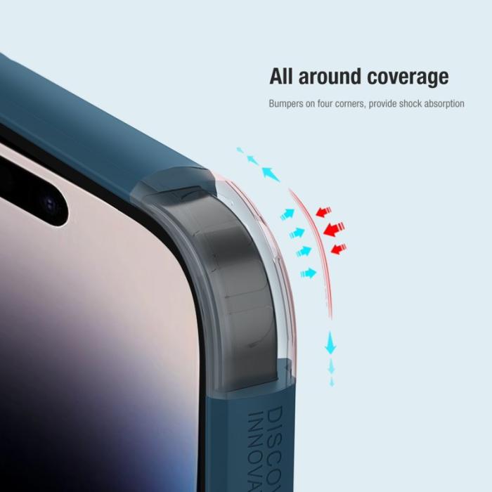 Nillkin - NILLKIN Super Frosted Shield Pro iPhone 15 Pro Skal Svart